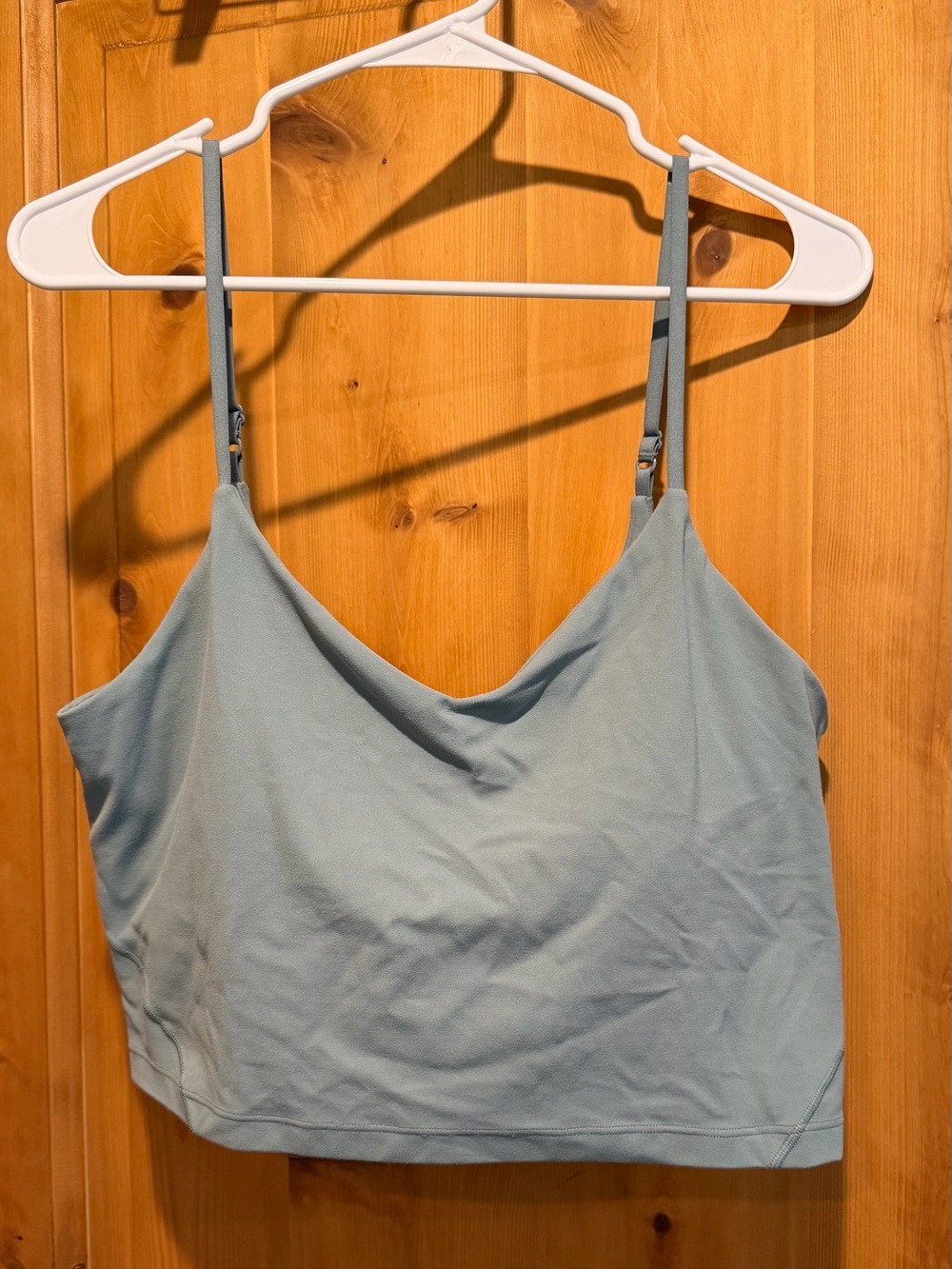 lululemon Align Cropped Cami Tank Top, Light Support, A/B Cup - Crater Blue